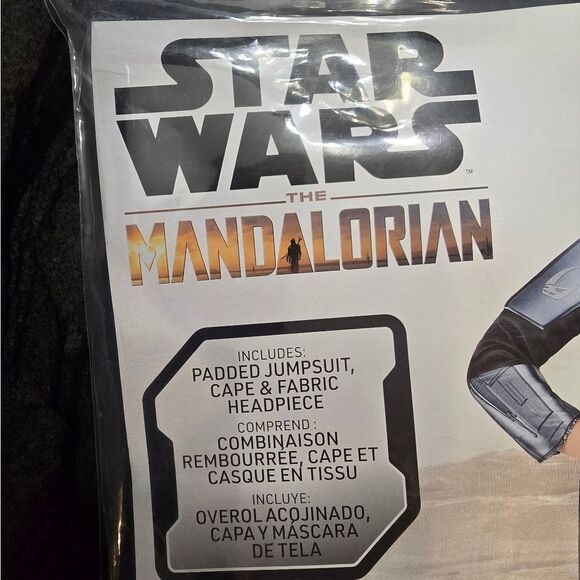 New STAR WARS Toddler Mandalorian Costume Boys Halloween Costume 3T-4T - Picture 7 of 8